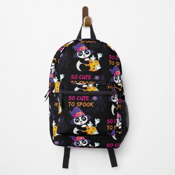 Item preview, So Cute to Spook Panda Witch on Black designed and sold by LoloTrends.