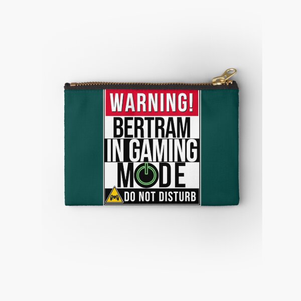 Item preview, Warning Bertram In Gaming Mode - Funny Gamer Gift For Bertram   designed and sold by ShopBAARE.