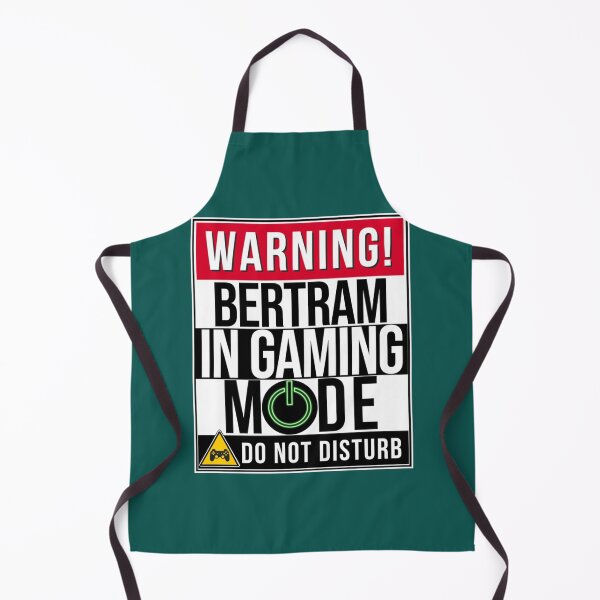 Item preview, Warning Bertram In Gaming Mode - Funny Gamer Gift For Bertram designed and sold by ShopBAARE.