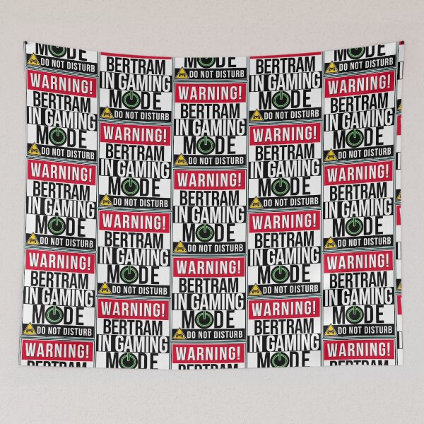 Item preview, Warning Bertram In Gaming Mode - Funny Gamer Gift For Bertram   designed and sold by ShopBAARE.