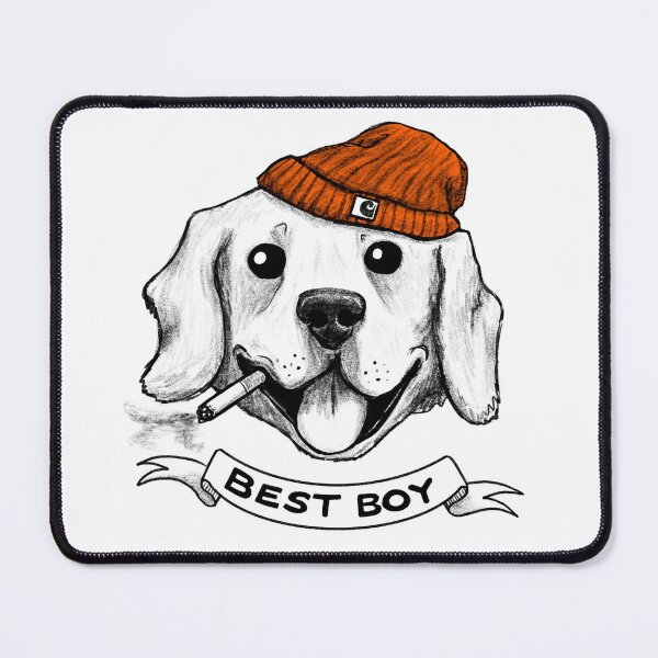 Item preview, The True Best Boy with Orange Beanie designed and sold by VioletMorrison.