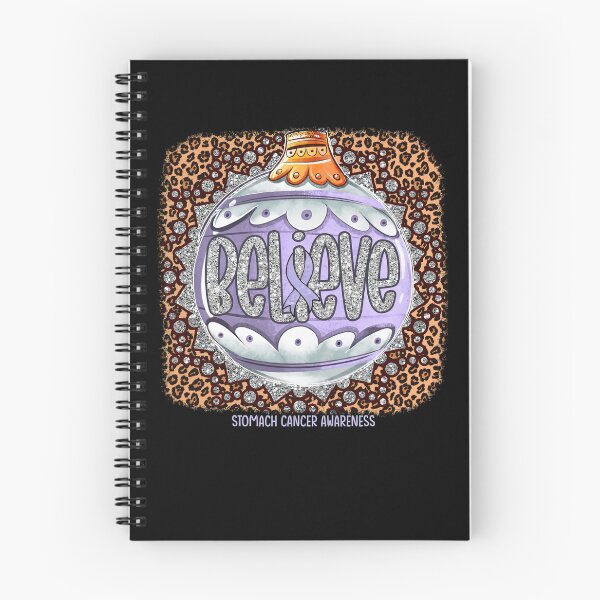 Item preview, Stomach Cancer Awareness - Believe Ornament Leopard christmas  designed and sold by BrentZimmerman.