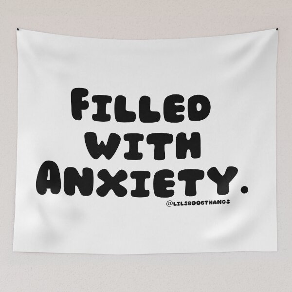 Item preview, Filled with Anxiety. v4 | lilsboobthangs designed and sold by lilsboobthangs.