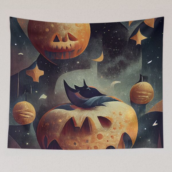 Item preview, Halloween Pumpkin 2 designed and sold by MK Art & Print.