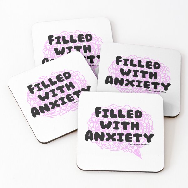 Item preview, Filled with Anxiety. v5 | lilsboobthangs designed and sold by lilsboobthangs.