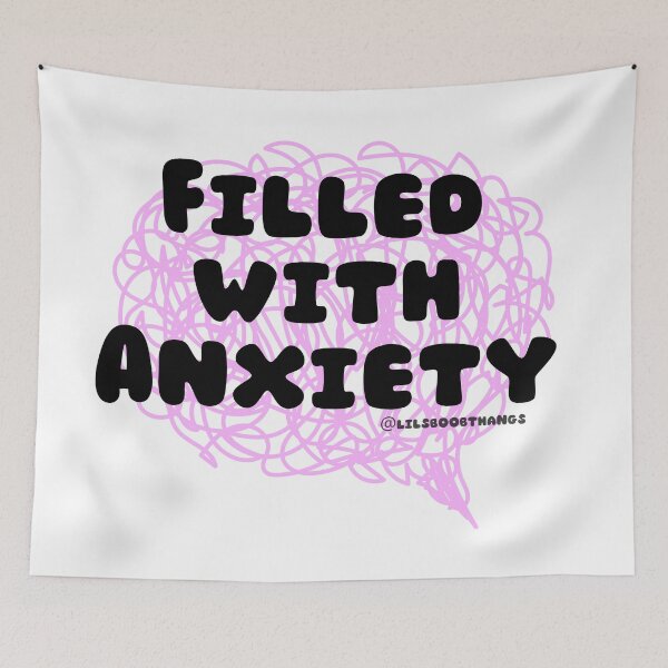 Item preview, Filled with Anxiety. v5 | lilsboobthangs designed and sold by lilsboobthangs.