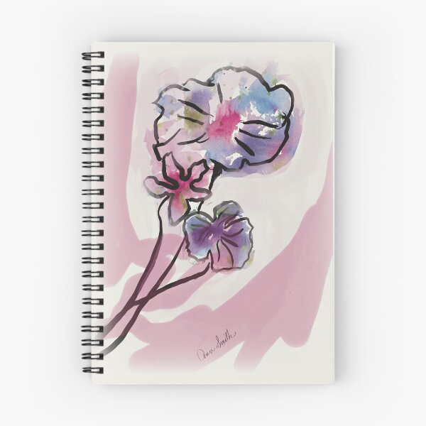 Item preview, Three Flowers on White and Pink designed and sold by designs-by-ann.