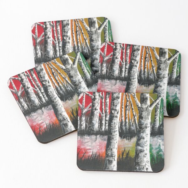 Item preview, Rainbow Birches designed and sold by mkfloriomanning.