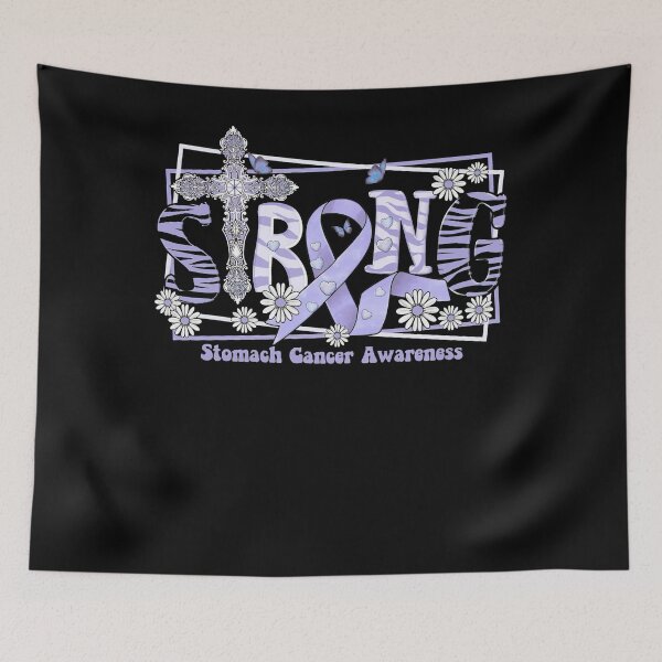 Item preview, Stomach Cancer Awareness - cross ribbon Strong hope love  designed and sold by BrentZimmerman.