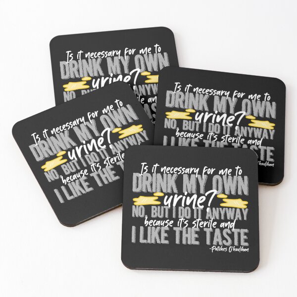 Item preview, Is it necessary for me to drink my own urine? No, but I do it anyway because its sterile and I like the taste.  - Patches O'houlihan, Dodgeball  designed and sold by Sticker Up.