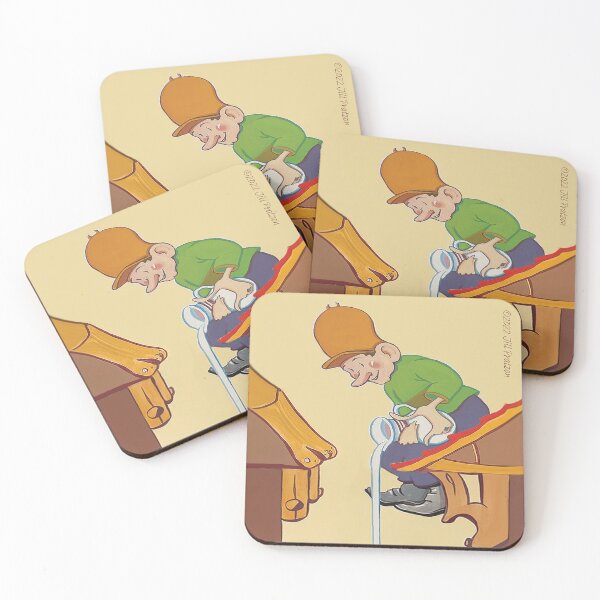 Item preview, Mischievous gnome pours the milk designed and sold by ActionPratzon.