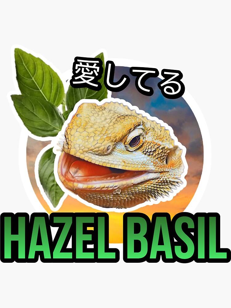 Hazel Basil Sticker