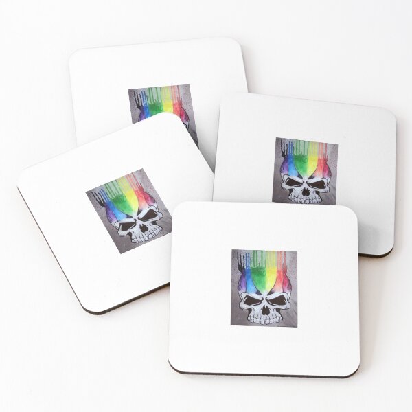 Item preview, Rainbow skull designed and sold by mkfloriomanning.