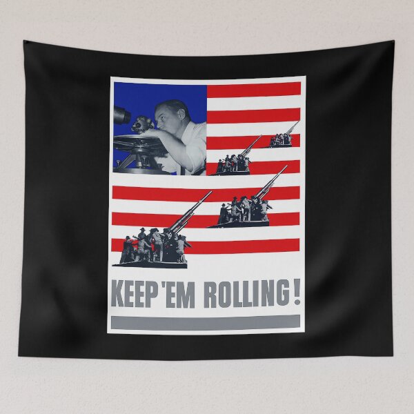 Item preview, artillery keep em rolling war is hell store designed and sold by velniovodebh.