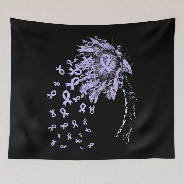 Item preview, Stomach Cancer Awareness - sunflower nobody fights alone  designed and sold by BrentZimmerman.