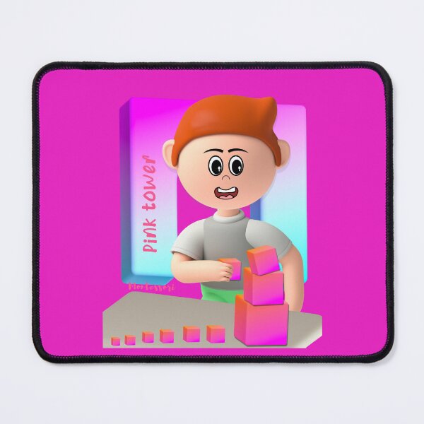 Item preview, Montessori Kids Pink Tower designed and sold by TeyMank.