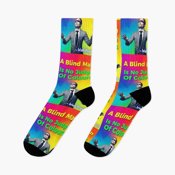 Item preview, Irish Proverb - A Blind Man Is No Judge Of Colours designed and sold by IrishProverbs.