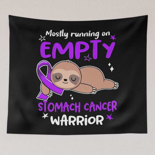 Item preview, Mostly Running On Empty Stomach Cancer Warrior  designed and sold by RonZimmerman.