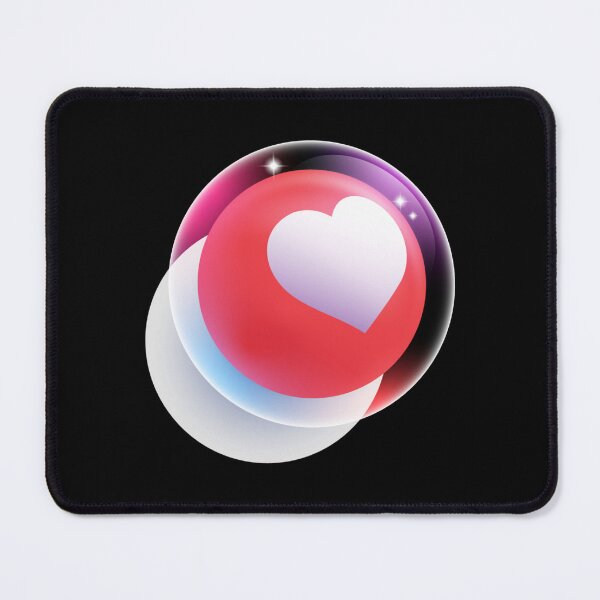 Item preview, White heart emoji designed and sold by The Love Quill.