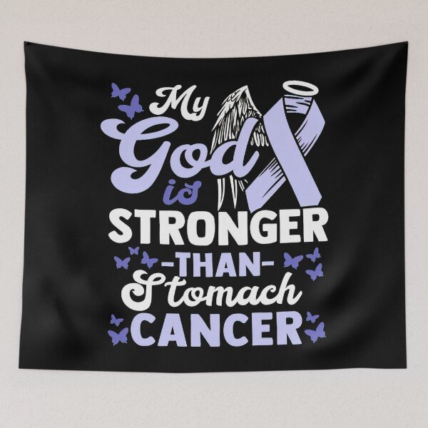 Item preview, My God is stronger than Stomach Cancer - Awareness  designed and sold by RonZimmerman.