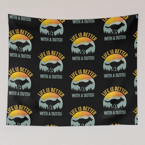 Item preview, Life Is Better With A Dutch Shepherd Summer Dog Gift  designed and sold by Guarddogdrive.