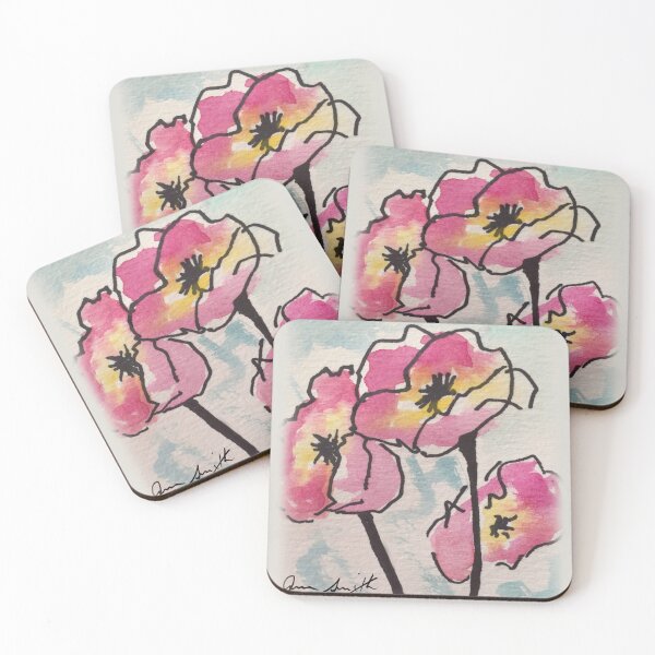 Item preview, Red and Yellow Flowers designed and sold by designs-by-ann.