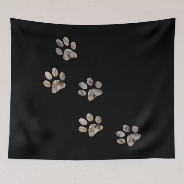 Item preview, artTS collage art PAW PRINTS dog pet brownz designed and sold by velniovodebh.