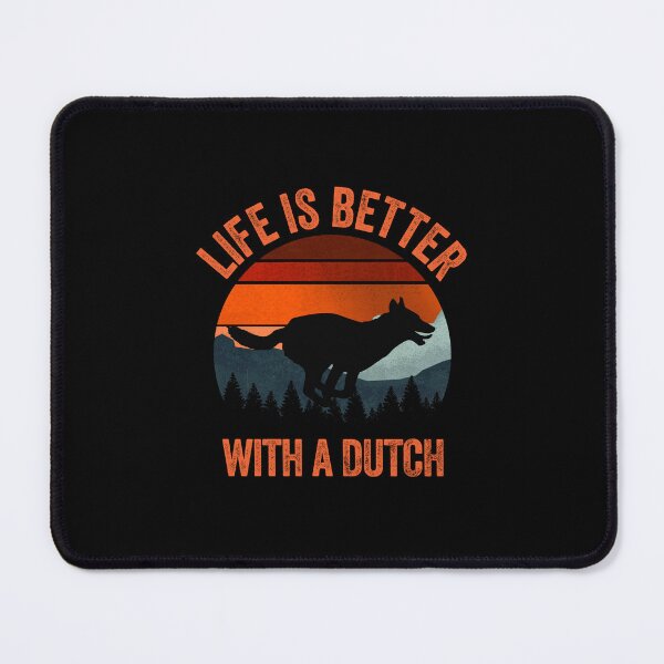 Item preview, Life Is Better With A Dutch Shepherd Vintage Dog Gift designed and sold by Guarddogdrive.