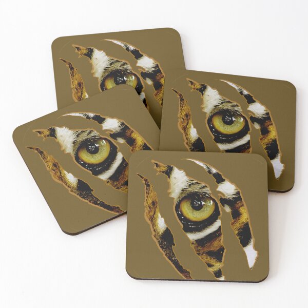 Item preview, The Tiger Eye Claw Mark designed and sold by Eklectikos.