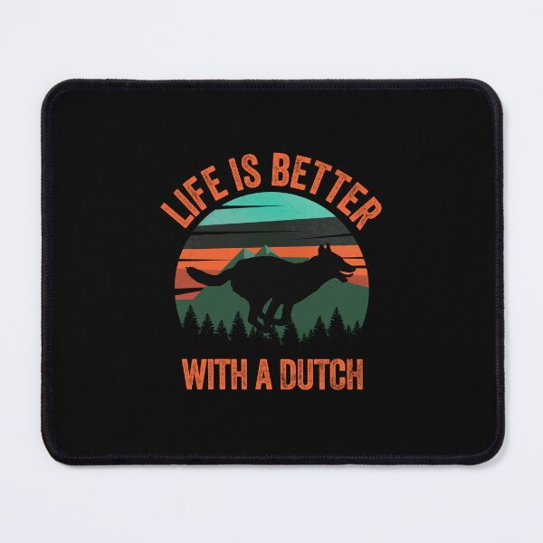 Item preview, Life Is Better With A Dutch Shepherd Vintage Dog Gift designed and sold by Guarddogdrive.