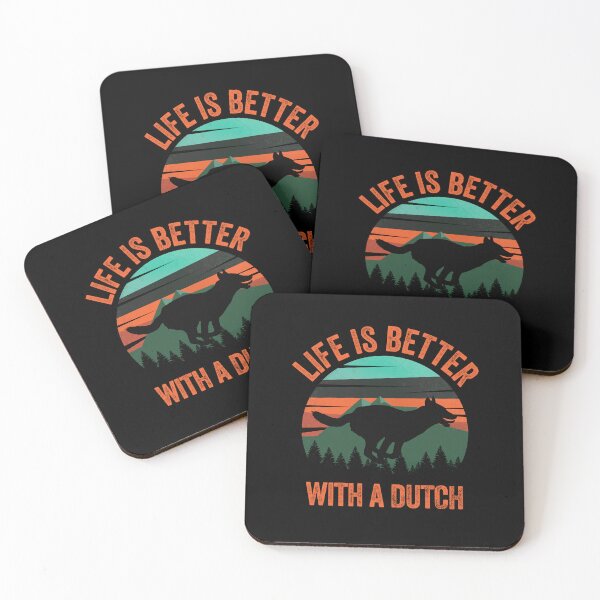Item preview, Life Is Better With A Dutch Shepherd Vintage Dog Gift  designed and sold by Guarddogdrive.