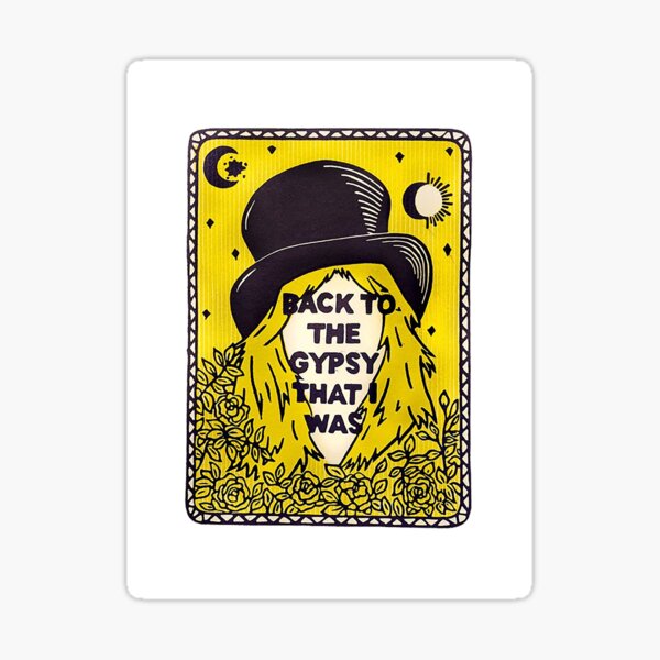 Tarot lino card | Sticker