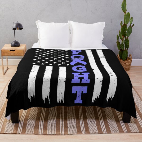Item preview, Stomach Cancer Awareness American Flag Distressed   designed and sold by BrentZimmerman.