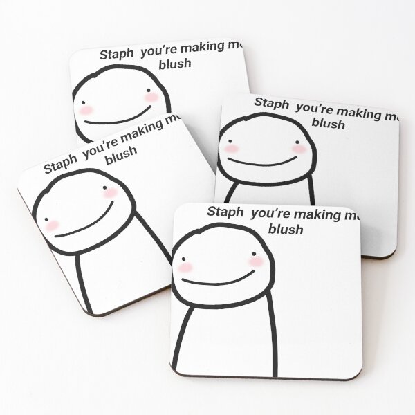 Item preview, Stop you're making me blush Dream meme designed and sold by BestQuest.