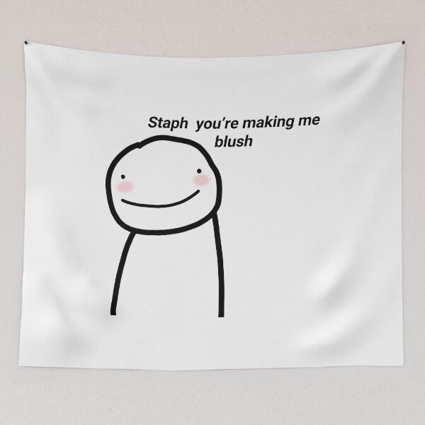 Item preview, Stop you're making me blush Dream meme designed and sold by BestQuest.