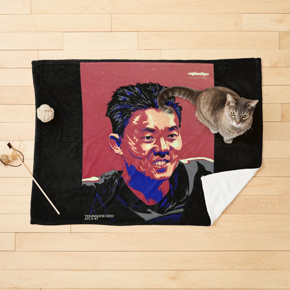 Younghoe Koo Falcons Kicker Art Board Print for Sale by Drawptop