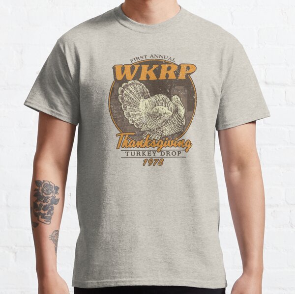 Item preview, WKRP Turkey Drop (Light Print) designed and sold by Lost In Shirts.