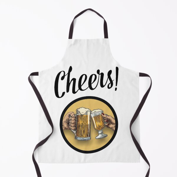 Item preview, Cheers!!! 2 hands meeting in a beer toast black - Drink it!!! designed and sold by OptLuv.
