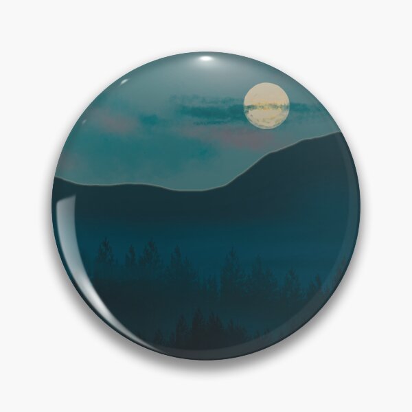 Item preview, Moon Over Mountain designed and sold by designs-by-ann.
