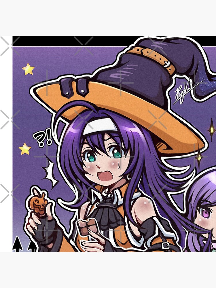 FE Halloween Shocked Witch Mia Pin Button