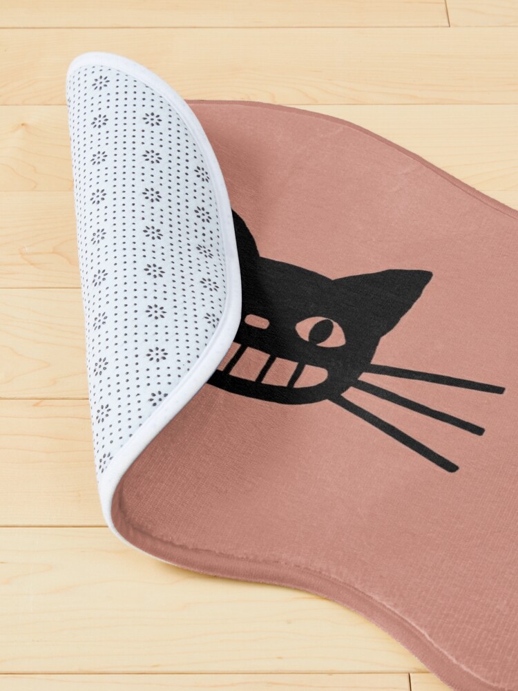 Black Cat Bath Mat for Sale by Jenn Inashvili