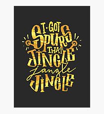Jingle Jangle Jingle Photographic Print
