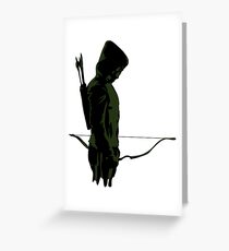Tarjeta de felicitación Flecha verde - Oliver Queen