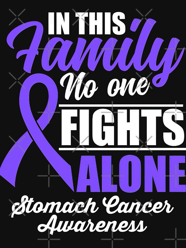 No One Fights Alone Stomach Cancer Awareness Shirt No One Fights Alone Stomach Cancer Awareness Shirt