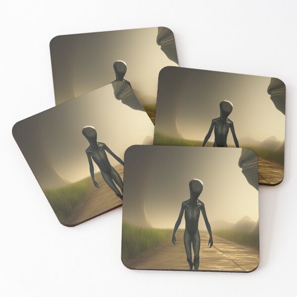 Item preview, Alien  Grey, Walking along the path. designed and sold by Design-By-Daz.