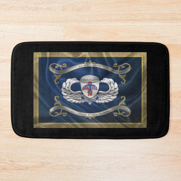 Item preview, 501st airborne infantry regiment 501st a i r insignia with parachutist badge over flag serge averbukh transparent designed and sold by mihaybaronsp.