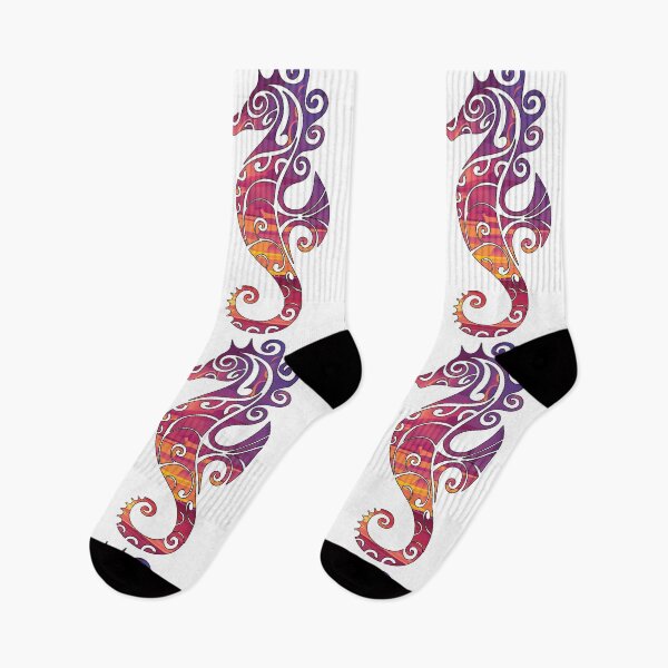 Item preview, Dramatic Sunset Seahorse designed and sold by damonasplace.