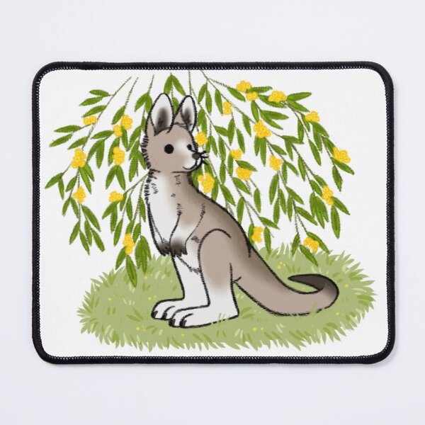 Item preview, Kangaroo and Wattle designed and sold by TopazOwl.