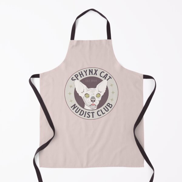 Item preview, Sphynx Cat Nudist Club Vintage Logo designed and sold by ViewerEqualsPhoton.