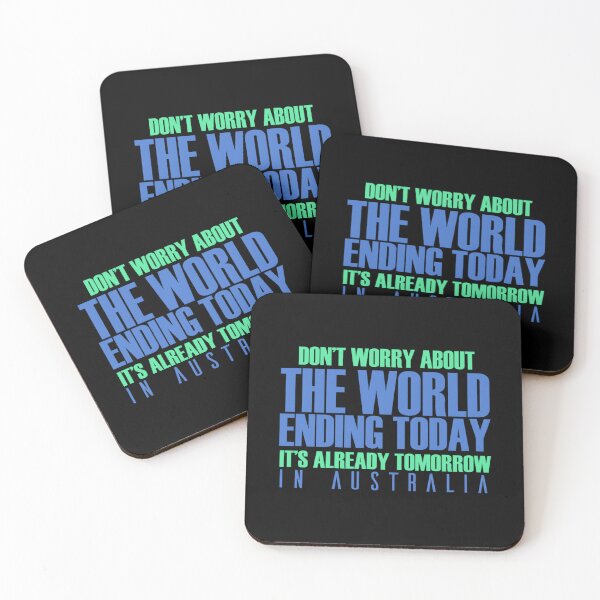 Item preview, dont worry about the world ending today jacob zelazny transparent designed and sold by syamsutaliaaj.